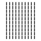 100 Pcs Cable Sealing Heat Shrink End Cap Kit for Automotive Use