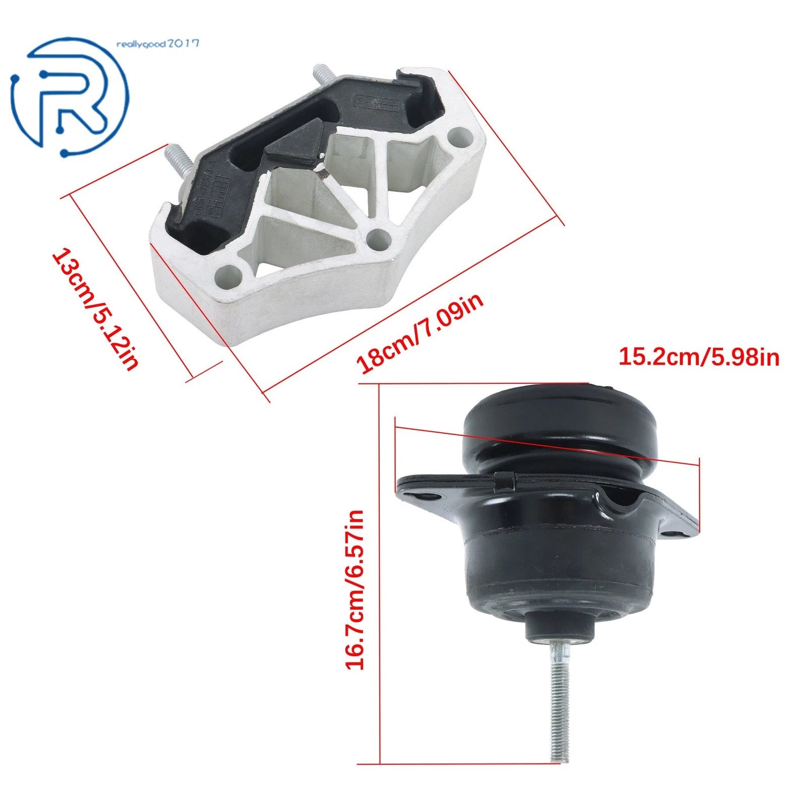 3PCS Motor & Trans Mount Set for Ford Mustang (2011-2018)