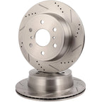 Rear Drilled Slotted Brake Rotors for Cadillac Escalade GMC Yukon (2007–2020)