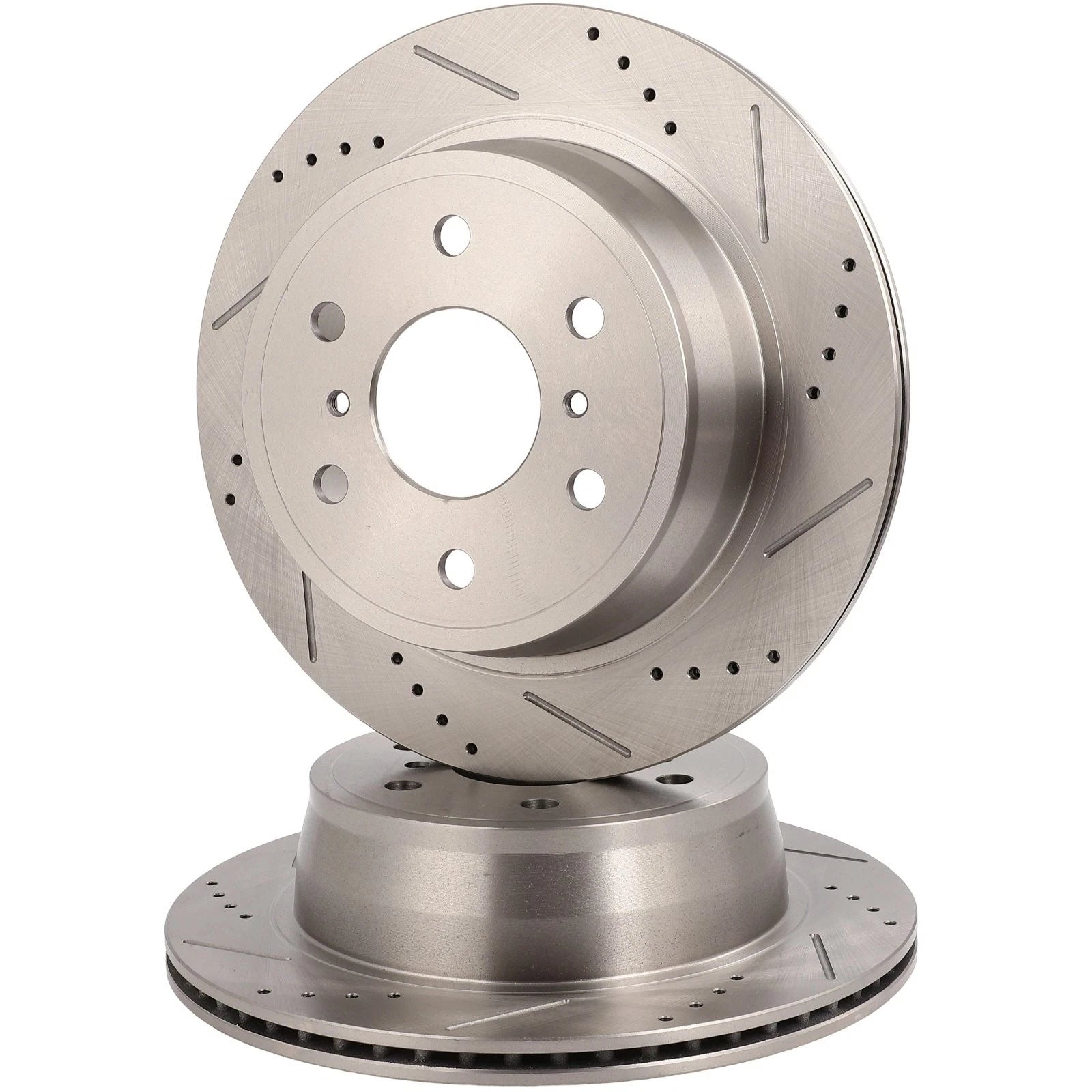 Rear Drilled Slotted Brake Rotors for Cadillac Escalade GMC Yukon (2007–2020)