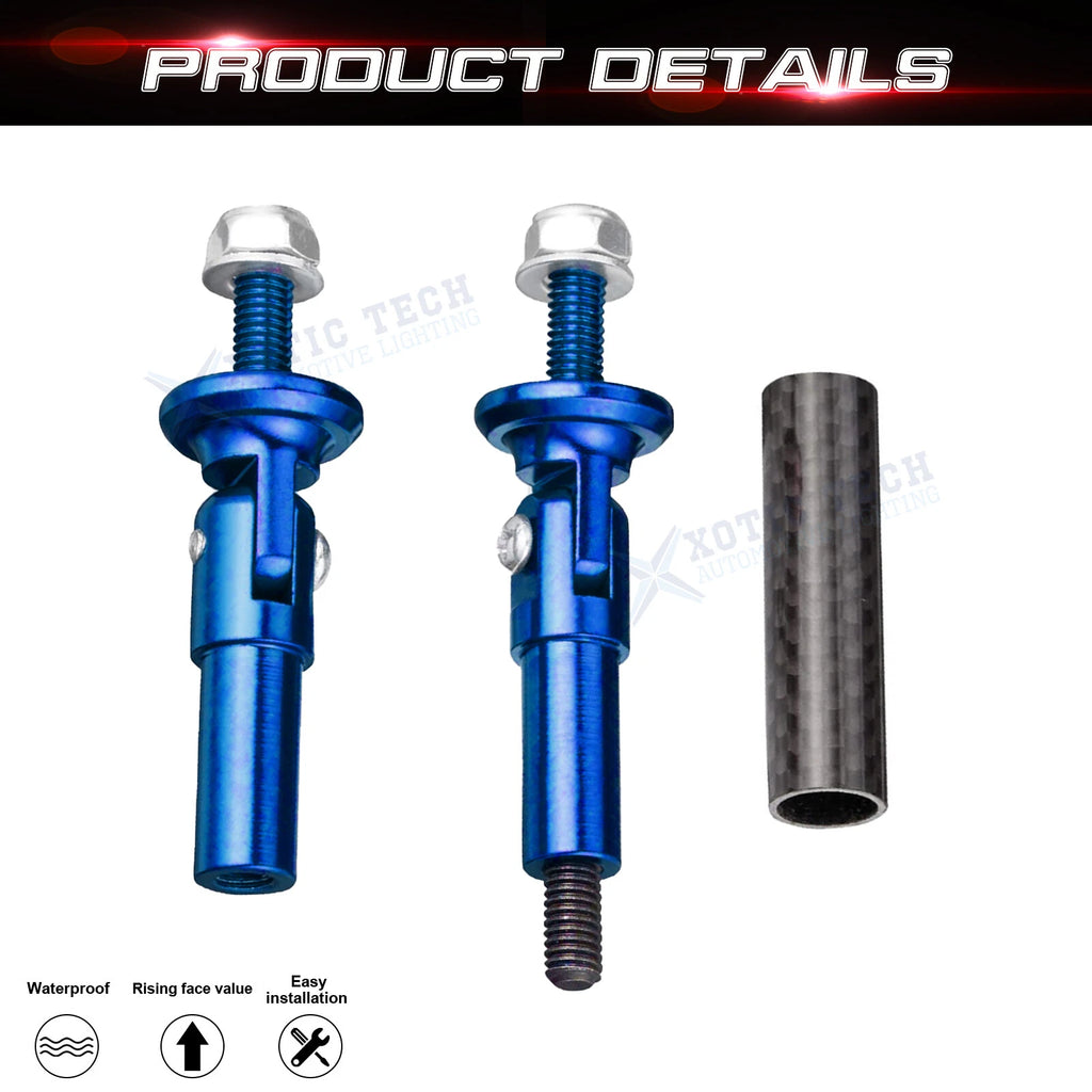 1.77-Inch Quick Release Fasteners Bar for Car Front/Rear Bumper (-)