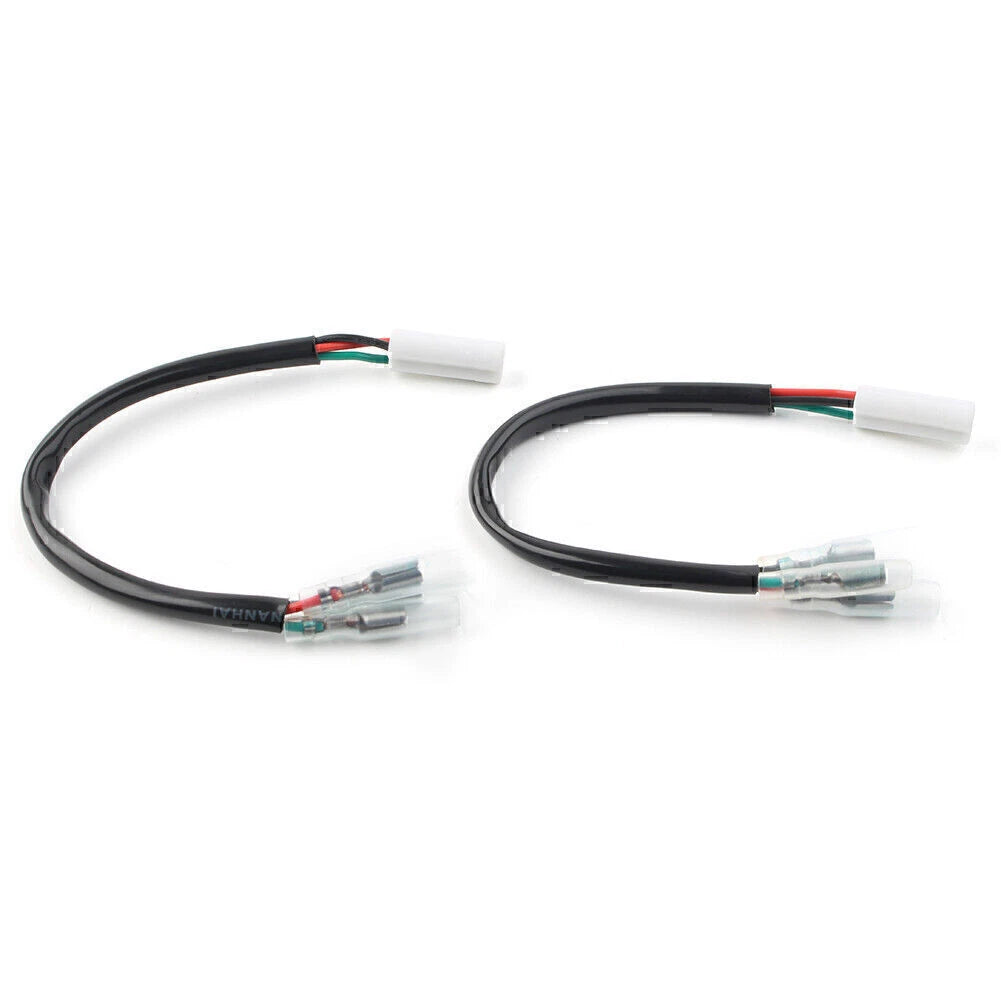 3-Wire Y-Adapter Front Turn Signal Splitter Harness for Yamaha R1 R3 R6 FZ07 FZ09 (2015–2023)