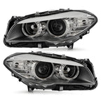Halogen Headlight Set for BMW 5 Series 528i 535i (2011–2013) Left+Right Pair