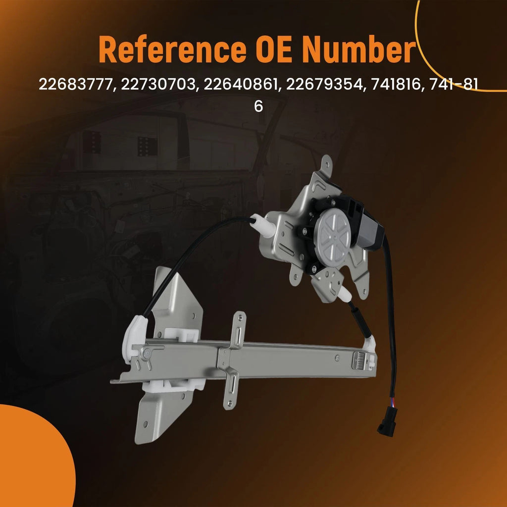 Electric Window Regulator w/ Motor for Oldsmobile Alero (1999–2004)