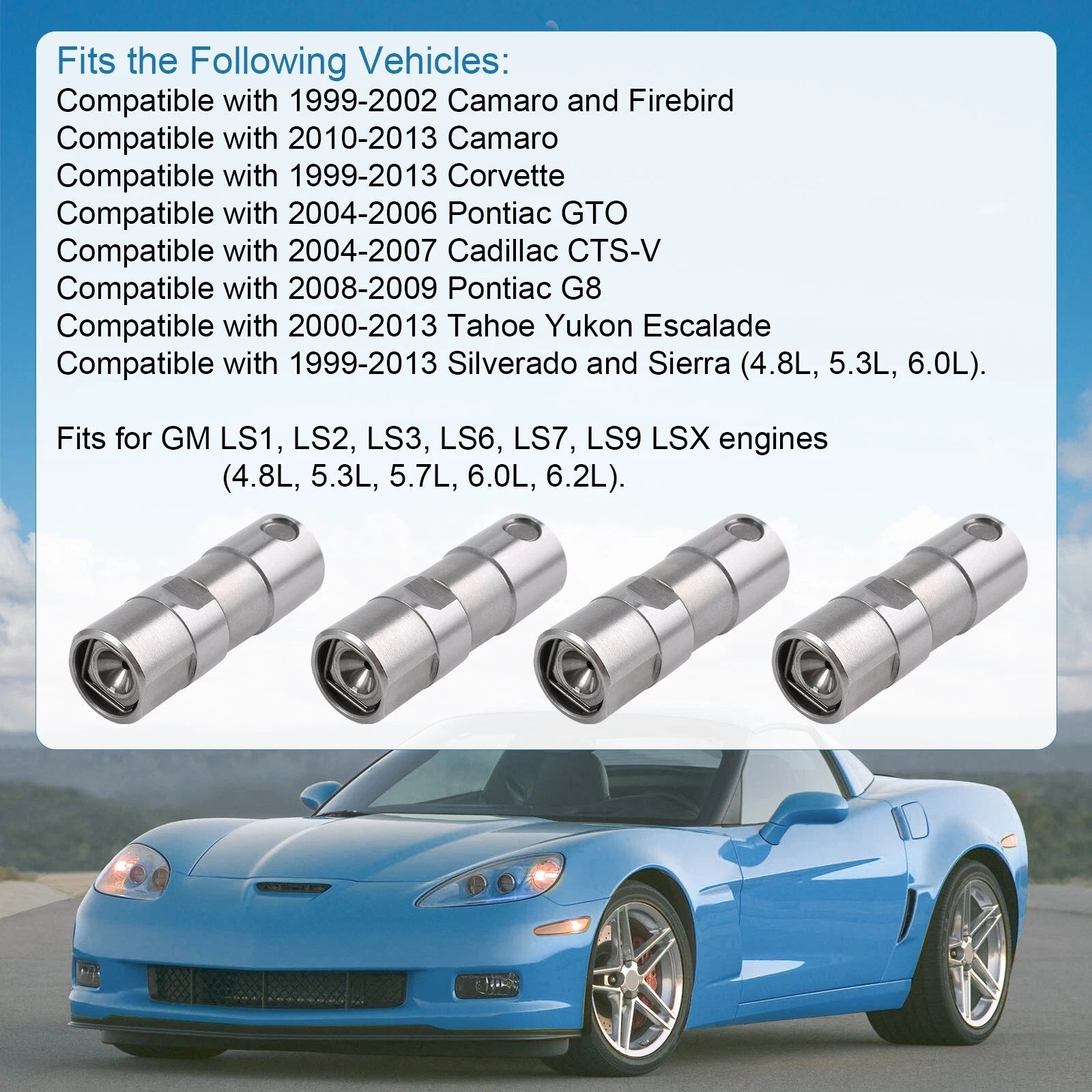 LS7 Lifters & Guide Trays for Chevy GMC LS/LQ (2000-2023)