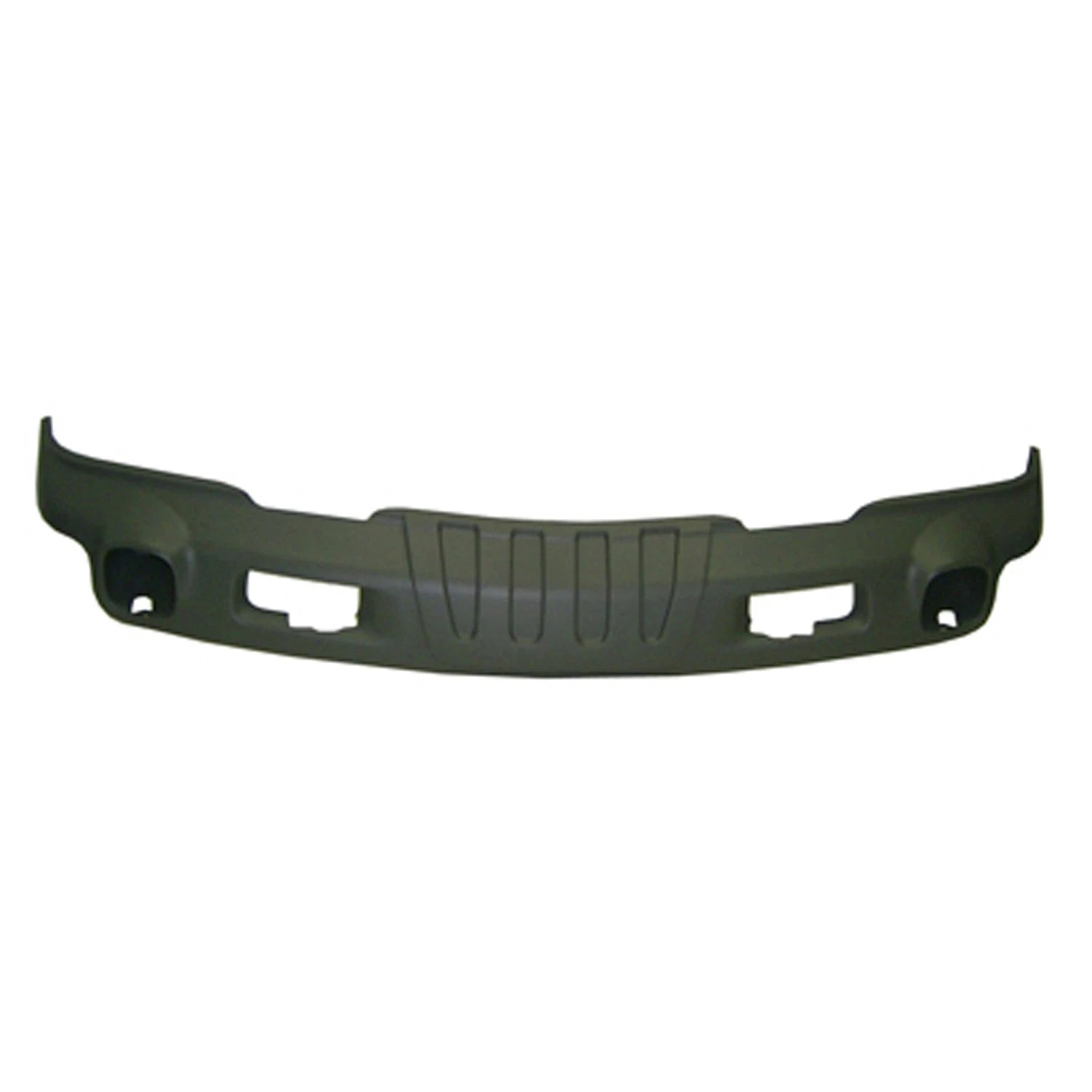 Replacement Gray Textured Plastic Front Lower Bumper Deflector