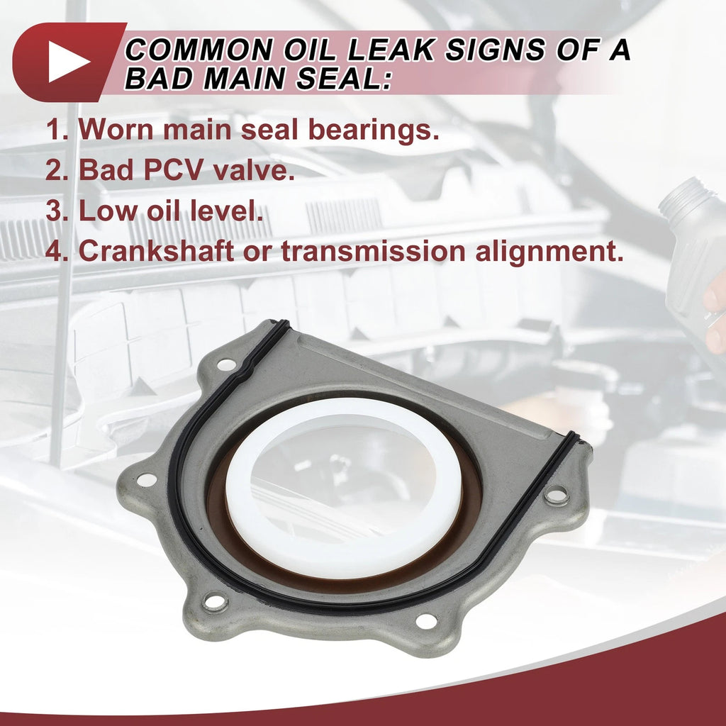 1 Pc Crankshaft Oil Seal with Flange for Chrysler Pacifica (No. 68031388AA)