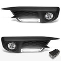 LED Fog Lights for Honda Civic FC/FK (2016–2017) - Clear Lens, Wiring, Switch