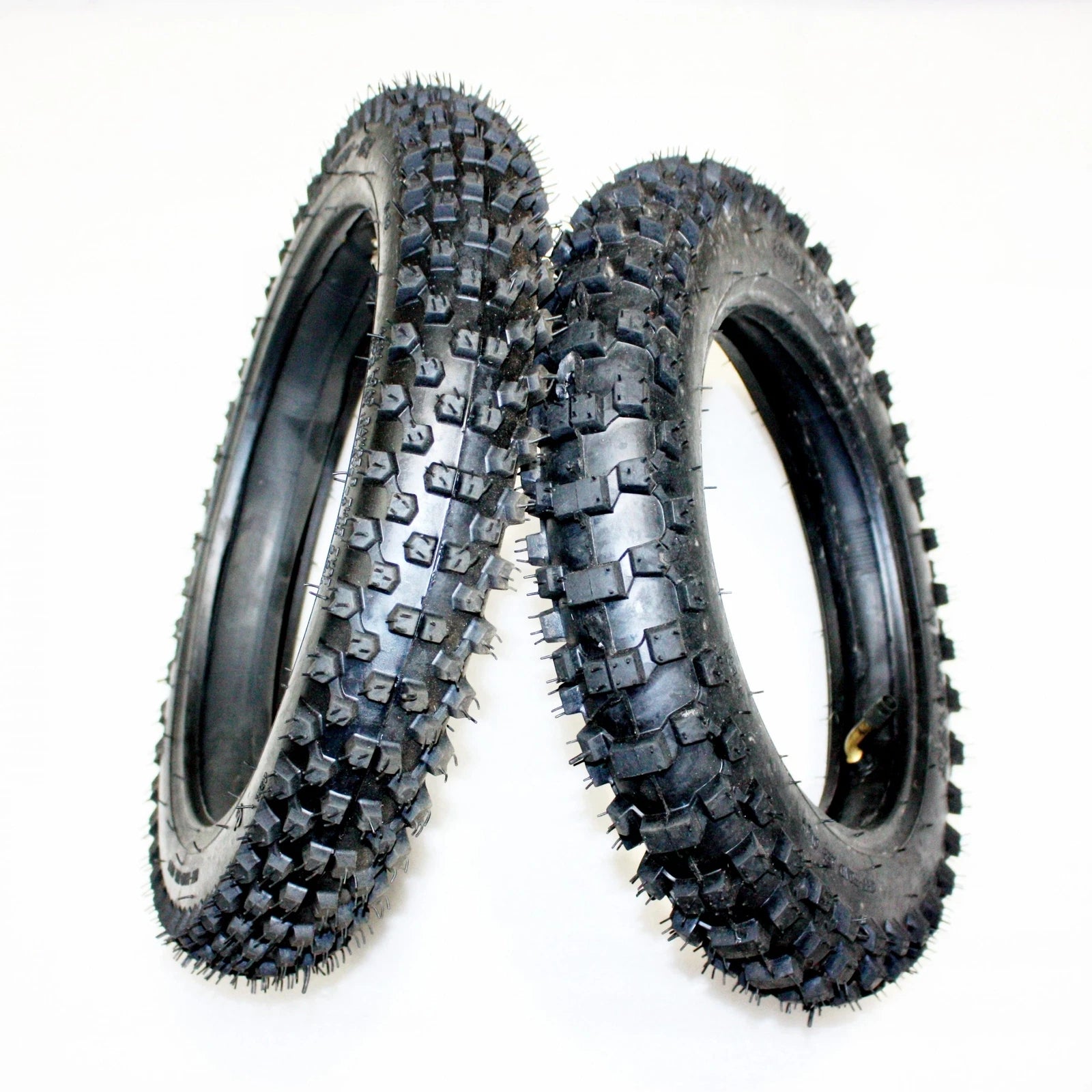12 Inch Front + 10 Inch Rear Knobby Tire + Tubes for PIT PRO TRAIL