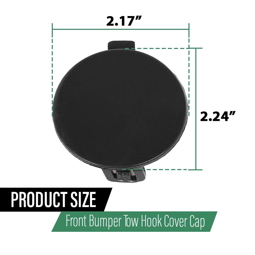 Tow Hook Eye Cover Cap for Jeep Compass (2017–2021)
