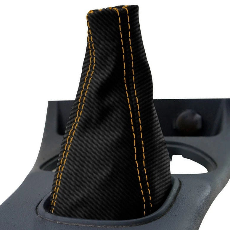 Manual Shift Boot for Chevrolet Cobalt (2005–2010) Carbon Orange Stitch