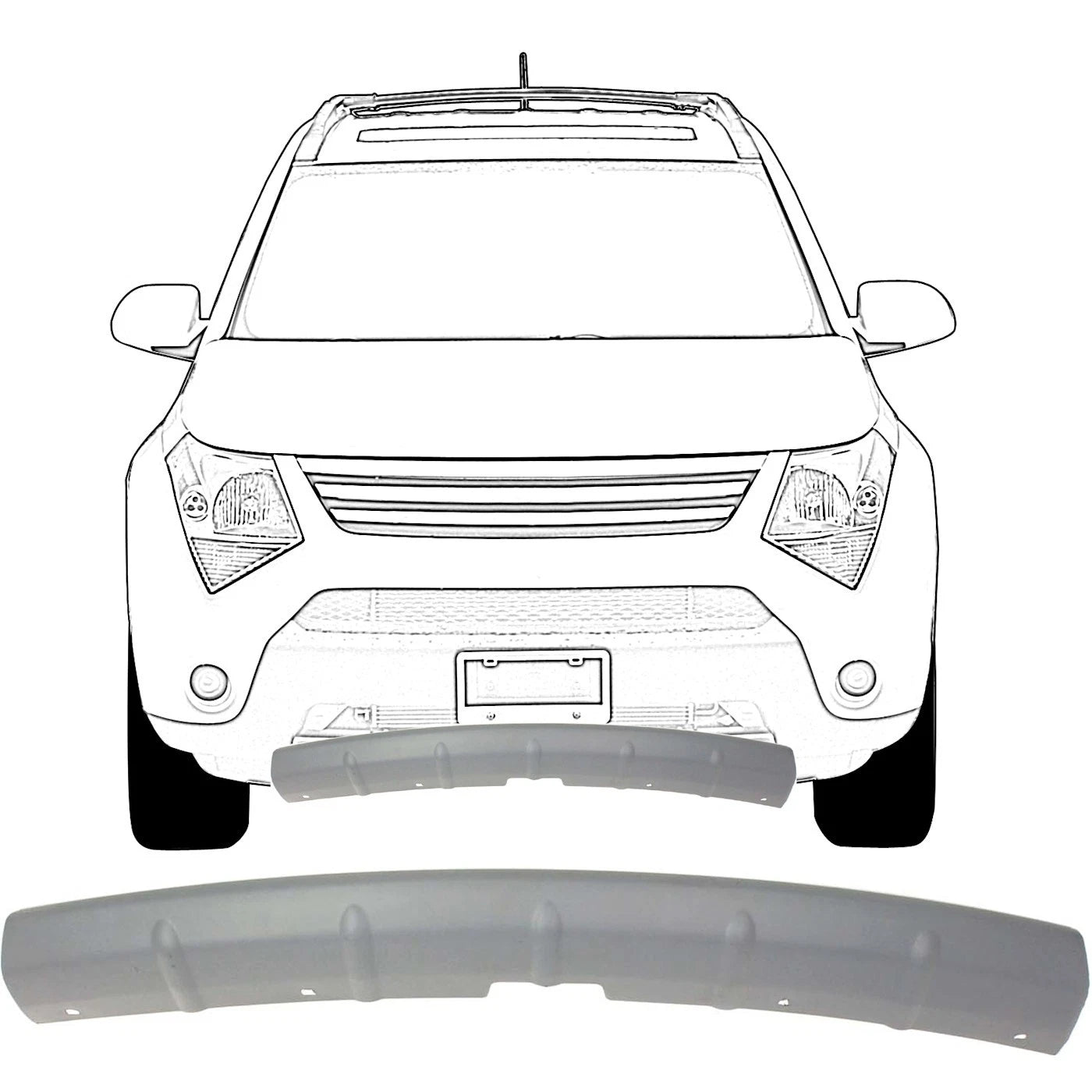 Bumper Grille for Suzuki XL-7 (2007-2009)