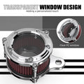 Chromed Air Filter Cleaner for Harley Sportster 883 (2004–2023)