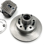 Finned Front Disc Brake Kit for 1937-1941 Ford Spindles (Heavy Duty)