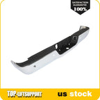 Chrome Steel Rear Bumper for Dodge RAM 1500 (2009–2018) w/ Park Assist