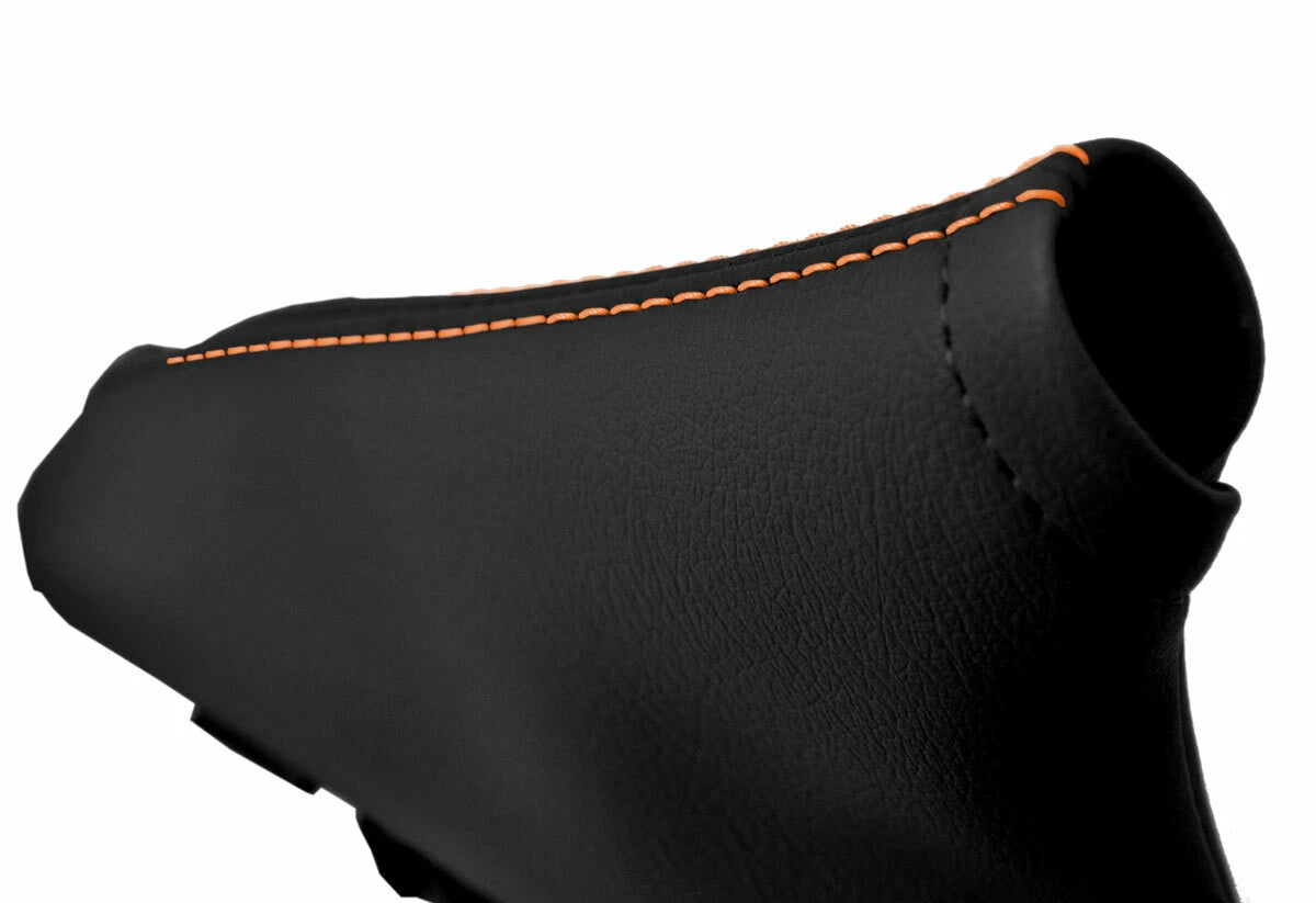 E Brake Boot Cover for Subaru BRZ Scion GRS Toyota (2013–2020) Orange Stitch