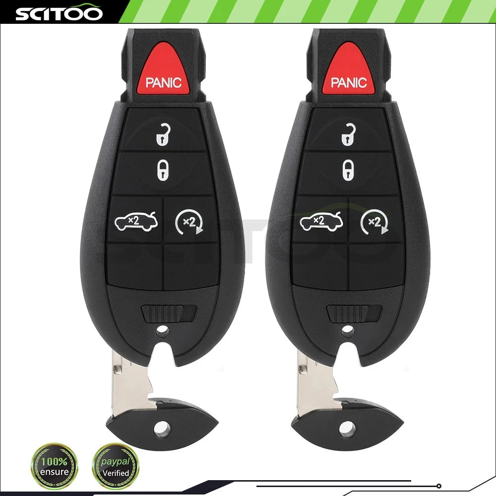 2 Keyless Entry Remote Fob for Dodge Charger (2009–2013) 433MHz