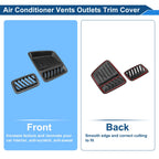 2X Air Condition Outlet Vent Trim Cover Frame for Hyundai Santa Fe (2013–2018)