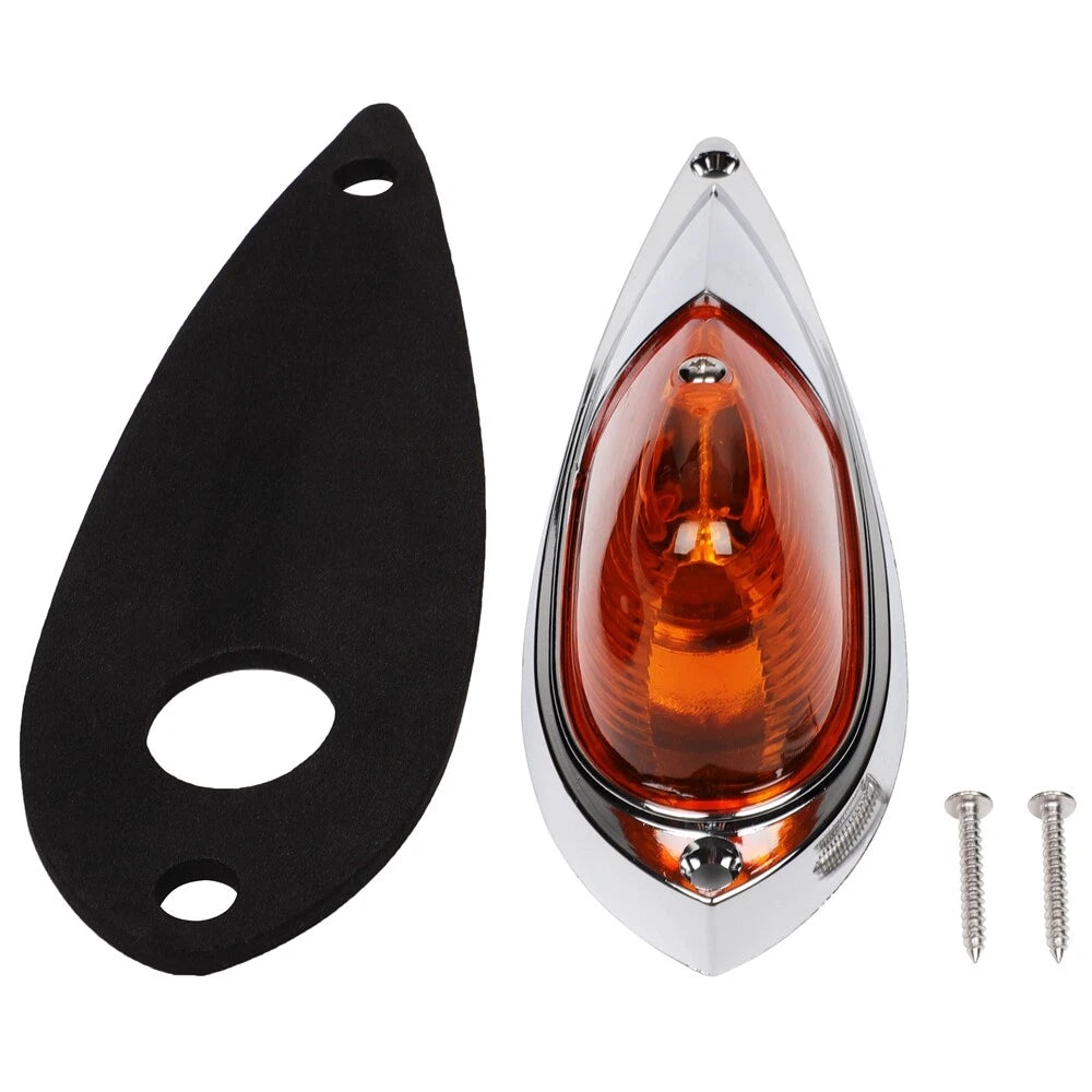 Teardrop Roof Light for Semi Trailer Truck (Universal, Amber)