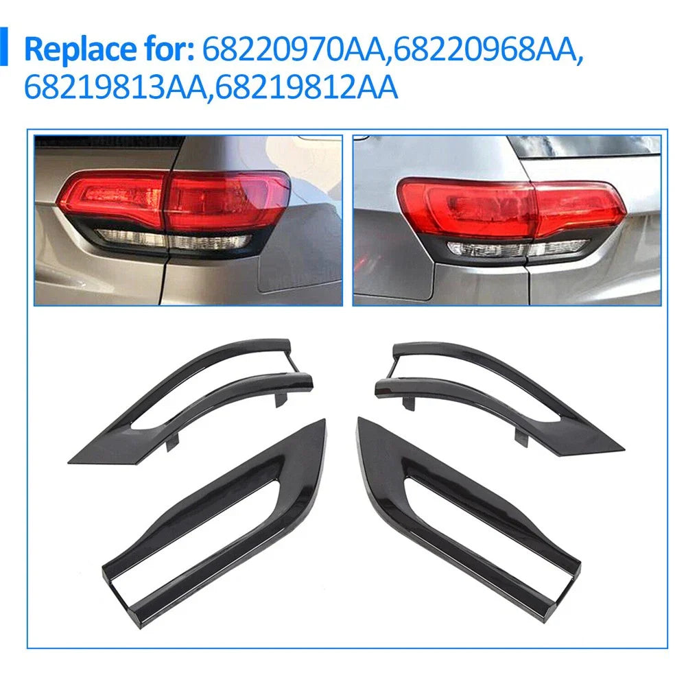 Tail Light Lamp Cover Trim Bezel for Jeep Grand Cherokee (2011-2021)