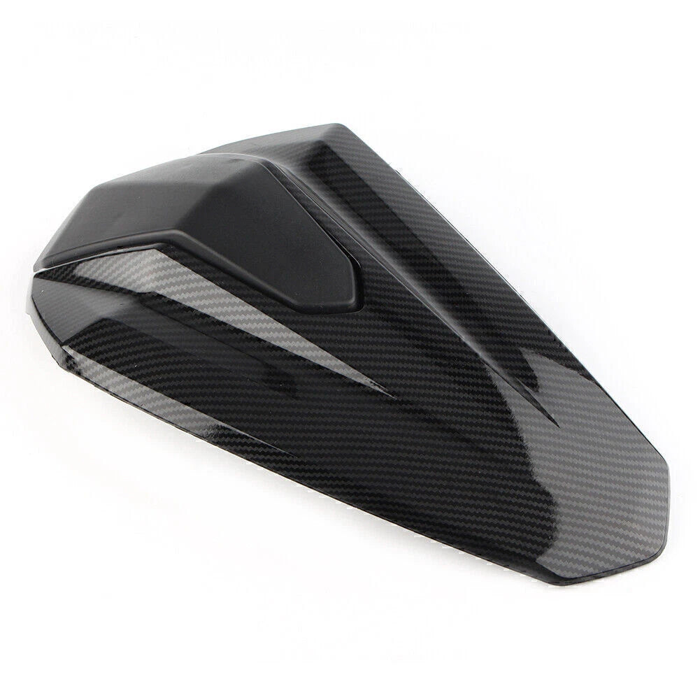 Rear Pillion Passenger Cowl Seat Cover for Kawasaki Ninja 400 (2018–2023) Carbon Fiber
