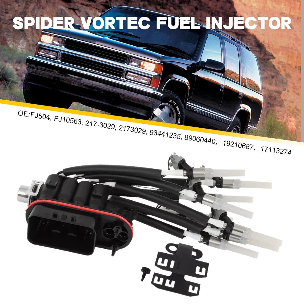 FJ504 Vortec Spider Fuel Injector Assembly for GMC 1500-3500 (1996–2002)
