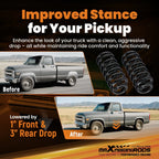 Lowering Springs Kit for Chevy Silverado C10 GMC Sierra (1963-1972)