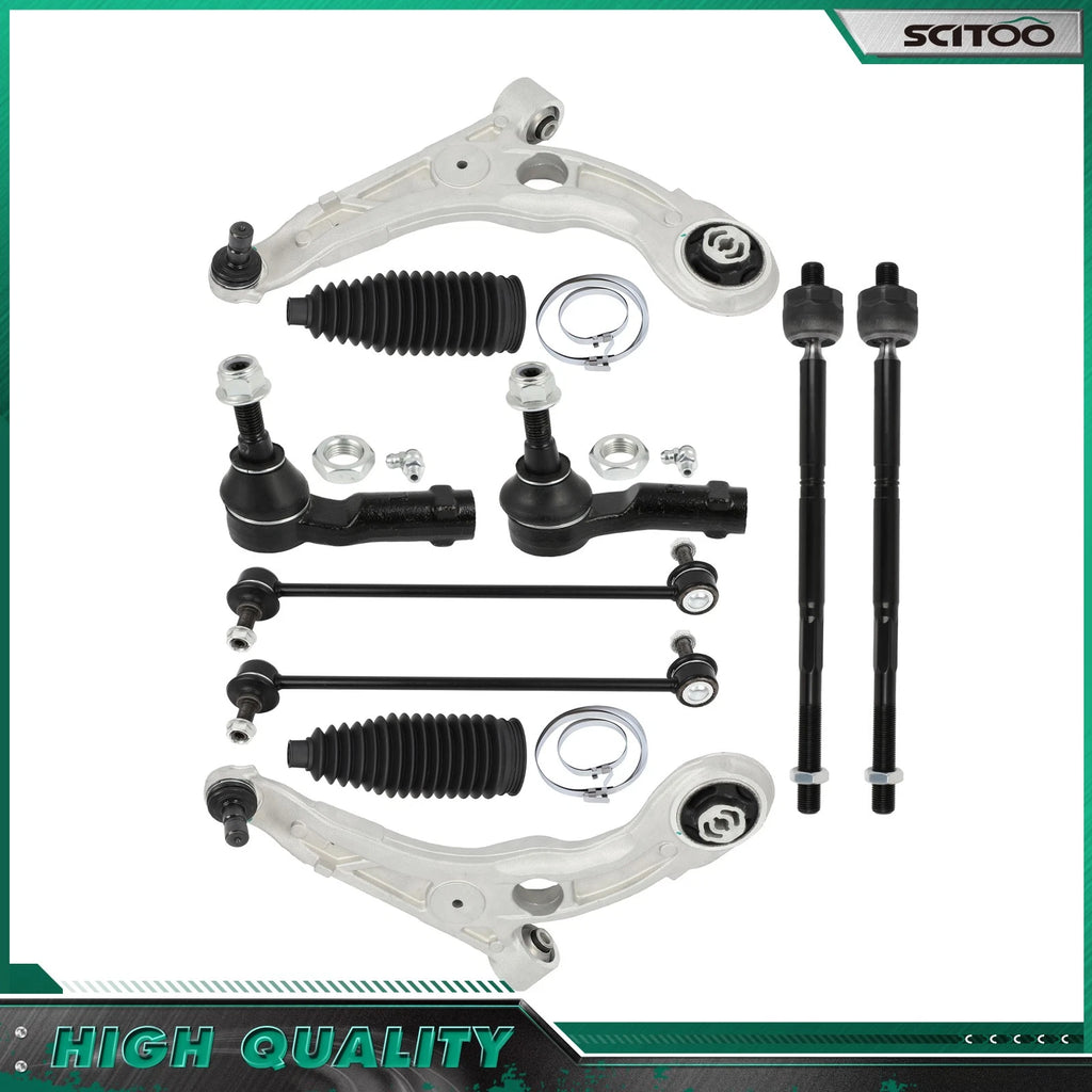 Front Control Arm Tie Rod Sway Bar End Link for Chrysler 200 (2016–2017)