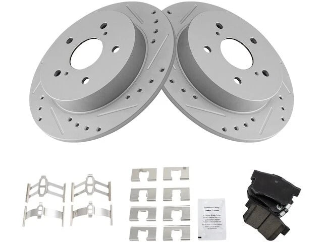 Rear Brake Pad and Rotor Kit for Suzuki SX4 (2007–2013) GM812FP