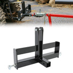 3 Point 2" Receiver Hitch Drawbar with Suitcase Weight Bracket for CAT 1 Tractors