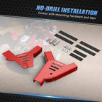Left & Right Frame Cover Guards #50100-HP1-601ZB for Honda TRX450 ER R (2006–2009)