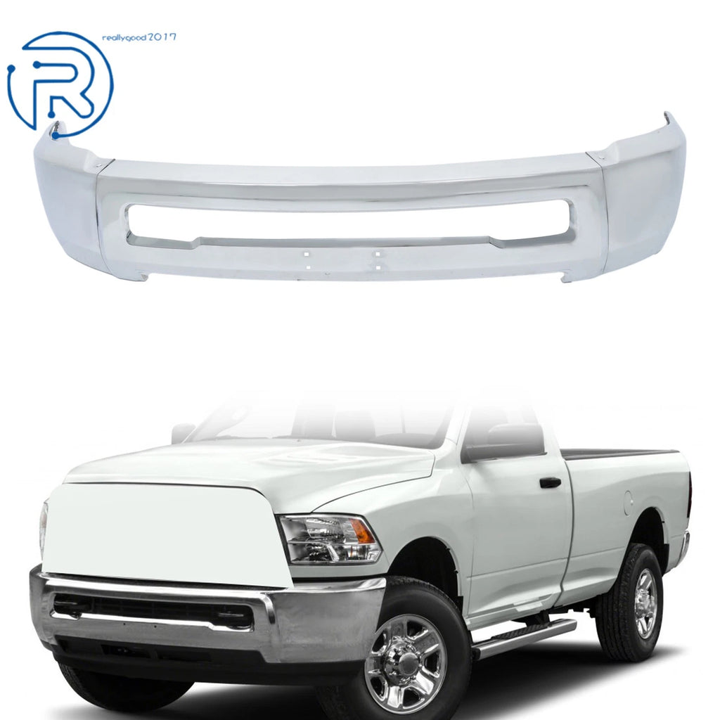 Chrome Split Style Front Bumper Face Bar for RAM 2500 3500 (2010–2018)
