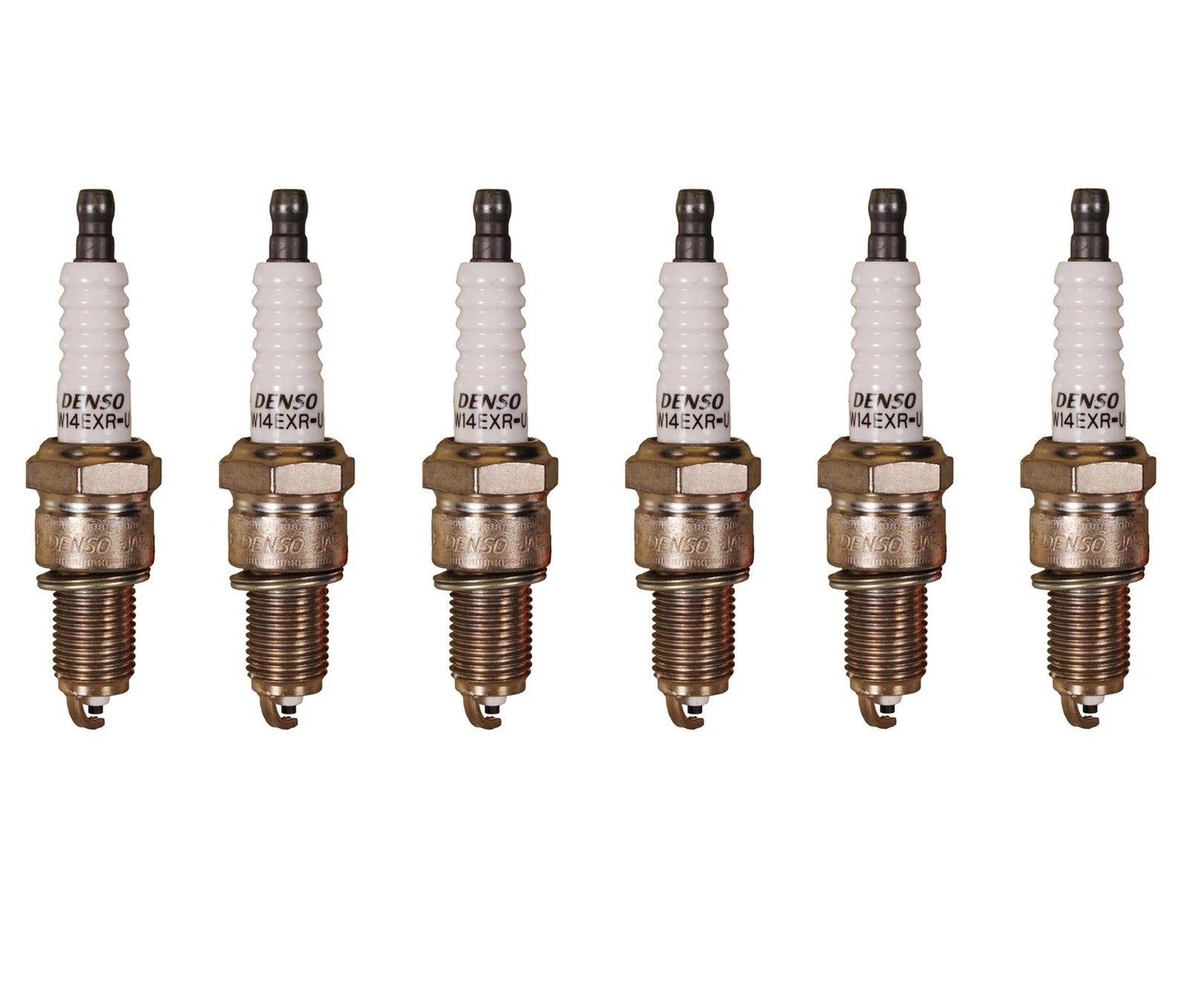 Set of 6 U-Groove Spark Plugs Gap 0.032 for Toyota Plymouth Dodge L6 (N/A)