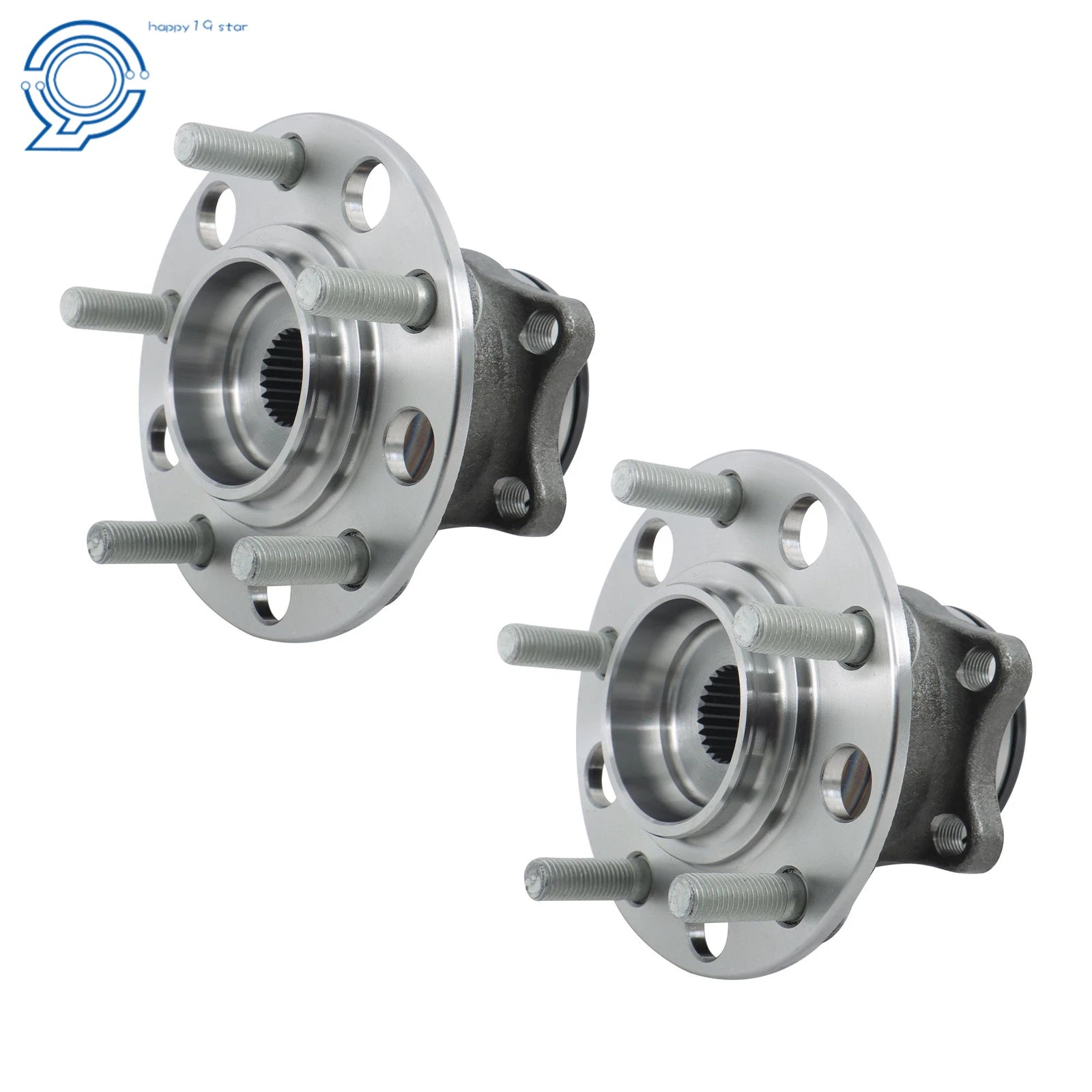 Pair Rear Wheel Hub Bearings for Jeep Compass Patriot (2007-2017)