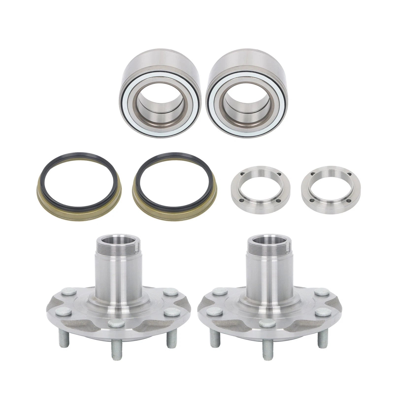 2X Front Wheel Hub Bearings for Toyota 4Runner Sequoia Tundra Tacoma (2000–2023)
