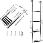 4 Steps Stainless Telescoping Boat Ladder for Pontoon (Marine)