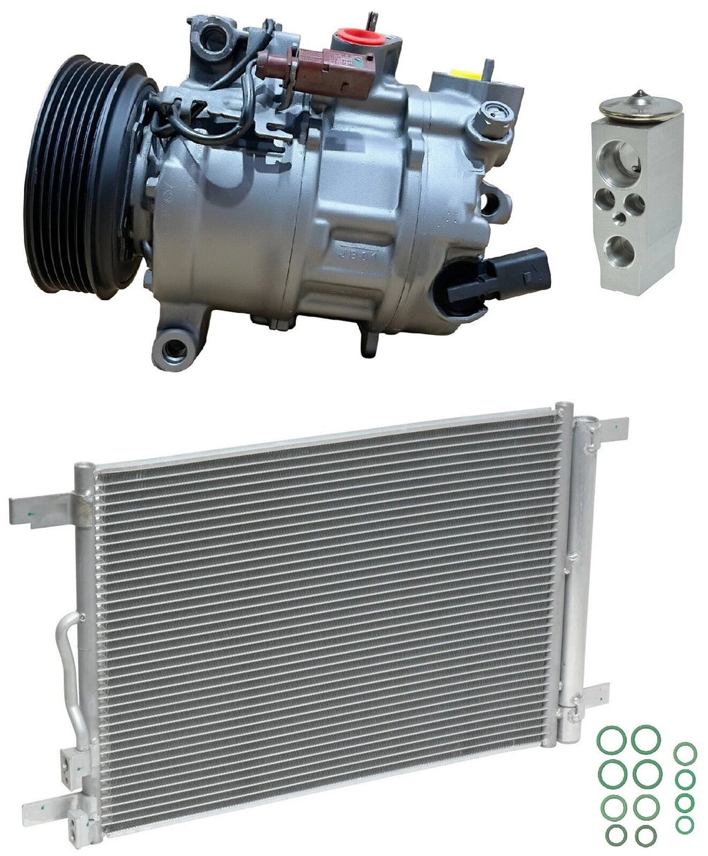 AC Compressor Kit With Condenser for Volkswagen Jetta 2.0L (2021–2023)