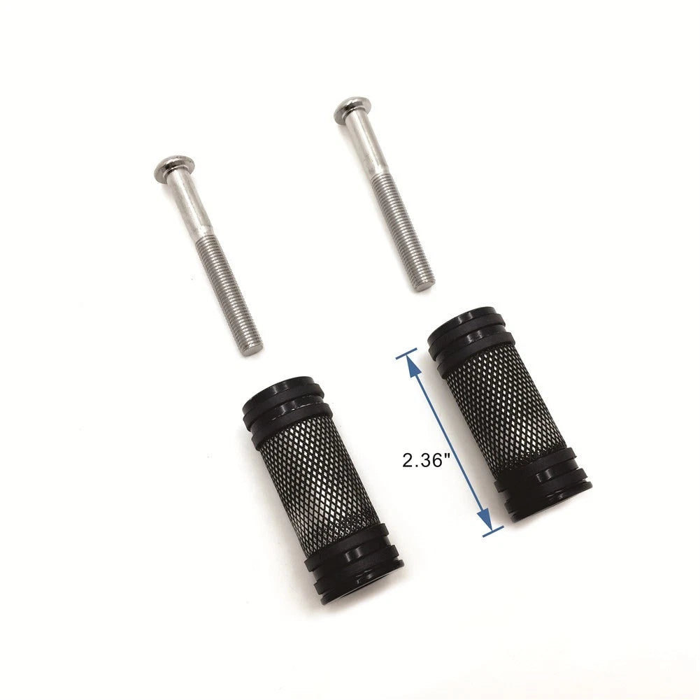 2X Black Narrow Band Billet Shifter Peg for Harley Davidson (All Models)