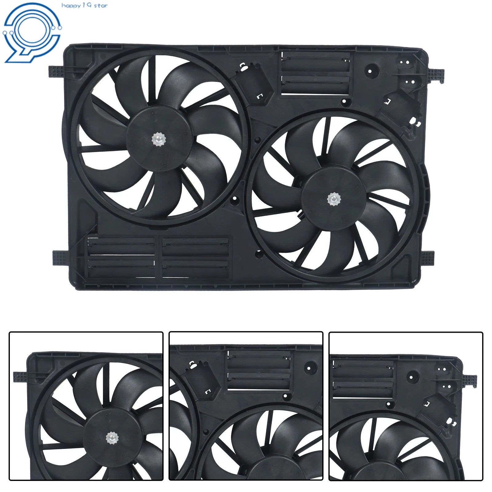 Dual Radiator Cooling Fan for Ford Escape Lincoln MKC (2013–2019)