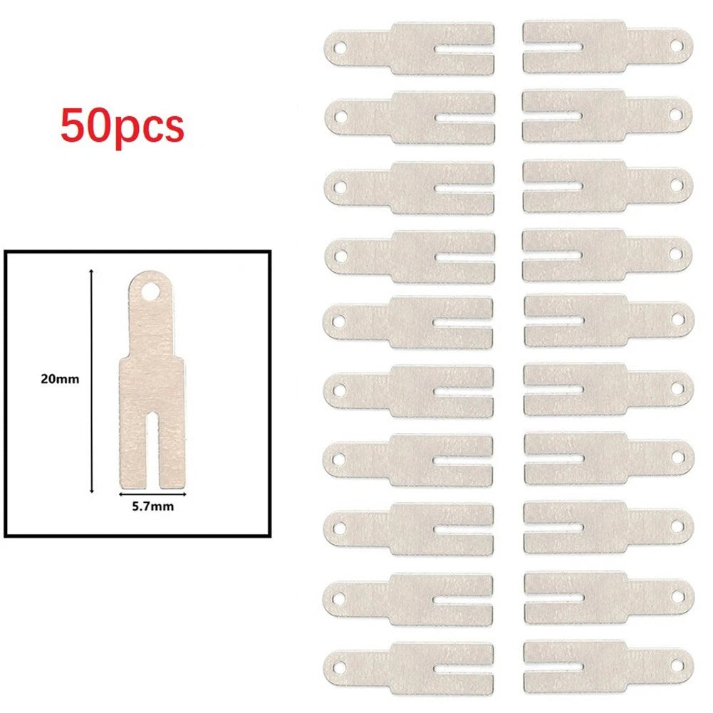 Nickel Sheet for Battery Connection (20mm x 5.7mm)