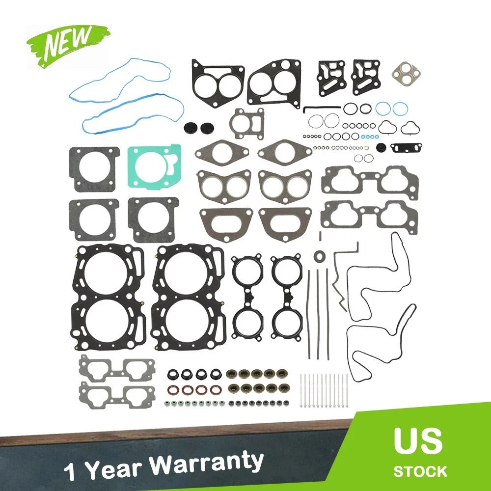 Set of 10 Head Gasket Bolts for Subaru Impreza Legacy Forester Outback (2004–2011)