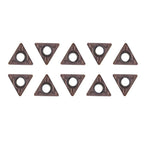 Set of 10 C Angle Carbide Inserts for Chamfering