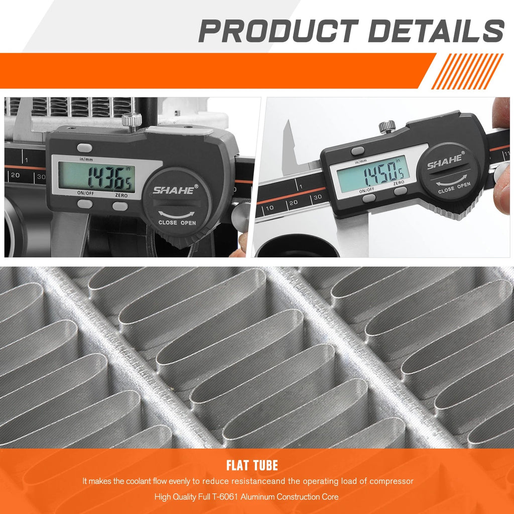 Aluminum Core Radiator for Nissan NV1500 NV2500 NV3500 (2012–2021) DPI-13335