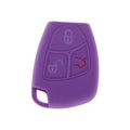 Purple Car Key Case for Mercedes-Benz C-Class (2001–2015) - 3 Buttons