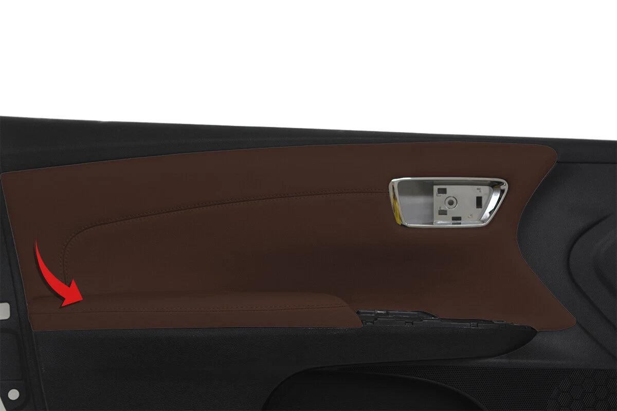 Leather Armrest Door Panel Cover for Toyota Avalon (2013–2018) Brown