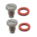 Set of 2 Drain Lugs for Yamaha 25-100 HP Lower Unit (688-45341-10)