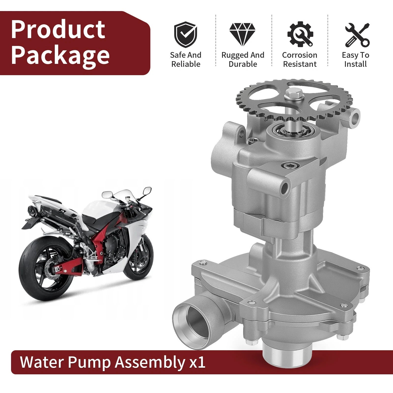 Water Pump Assembly for Yamaha YZF R1 (2009-2014)
