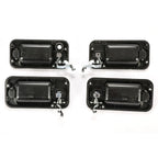 Set of 4 Door Grab Handle Frame Cover Trim for Hummer H2 (2003–2009)