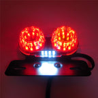 40W Dual LED Cat Eye Taillight for Universal Motorcycle