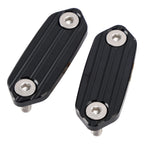 Black mirror delete blanking plates for Kawasaki ZX6-R ZX6R ZX636 (2013–2026)